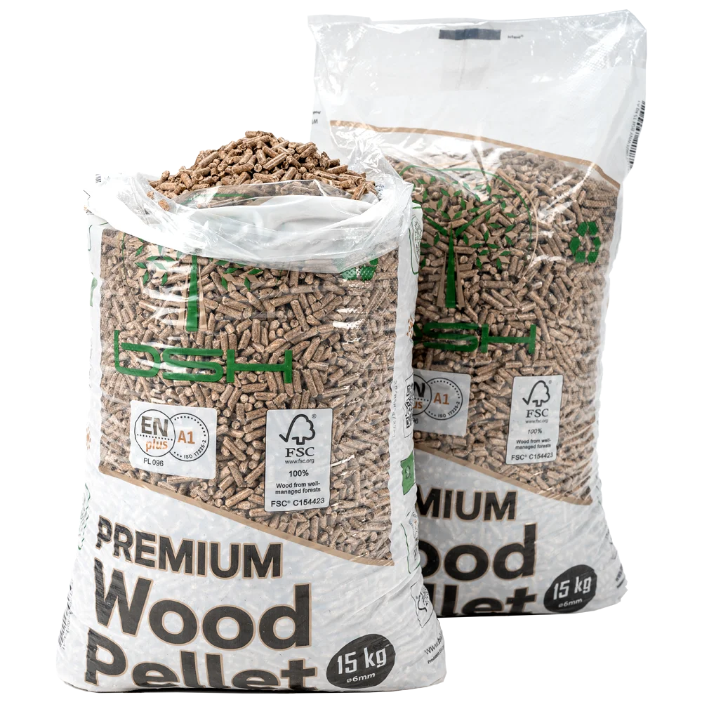 Pellet drzewny BSH A1 15 kg - obrazek 5